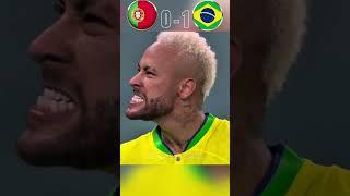 The Day Ronaldo Showed Neymar Jr Who's The Boss | Portugal VS Brazil WC Final | #ronaldo vs #neymar