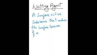 Wetting agent
