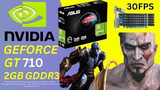 ASUS NVIDIA GeForce GT 710 2GB Fast and Easy Installation + God of War 3 Gameplay 30FPS #nvidia