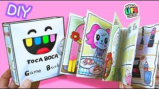 (Tutorial) 8 Toca Boca Gaming Book / Paper Games book DIY #fun #asmr #종이놀이