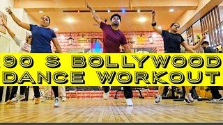 90 s Bollywood dance workout || nonstop 35 minutes hit cardio || lose weight 4-5 kgs in one month ￼