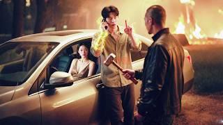 惡霸要天價修車費，小夥1個電話招來10w僱傭兵，女總裁路過識破他真實身份，隔天上桿子進村獻身求娶！#爽劇 #神醫 #逆襲