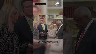Pam Bondi sworn in as U.S. Attorney General #AG #abc7news #trumpadministration #pambondi #wjla #news