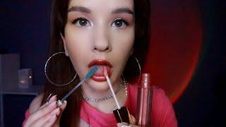ASMR SPIT PAINTING MAKEUPМАКИЯЖ МОКРЫМ ПАЛЬЧИКОМ Role Play Fast