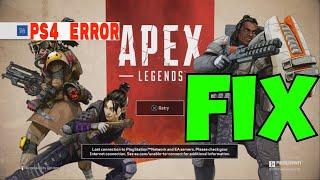 HOW TO Fix APEX LEGENDS Crash Error Code CE-34878-0 Menu Not Loading & PS4 EA Server PROBLEM