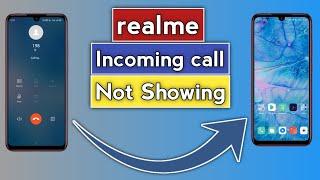 realme mobile incoming call not showing problem | realme phone incoming call problem solved