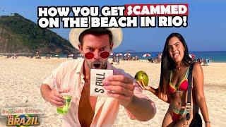 Rio: How tourists are SCAMMED on the beach! | REAL price and what gringos pay on Copacabana