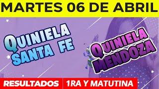 Quinielas Primera y matutina de Santa Fe y Mendoza Martes 6 de Abril