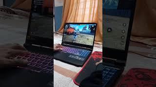 My New Gaming Laptop  Playing FreeFire In Laptop Acer Nitro 5 #shorts