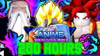 I Spent 200 Hours CATCHING UP The Game | Anime Vanguards Roblox