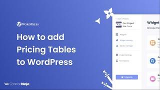 How to add Pricing Tables to WordPress