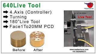 180" PCD ,Live Tool | RealTech CNC Machine VD-177