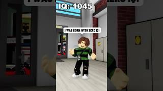 HE WAS BORN WITH 0 IQ BUT HAPPENED... #brookhavenrp #shorts