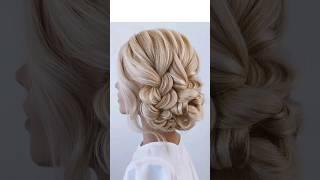 made with just 4 braids  #hairtutorial #hairstyle #bridal #bridesmaids