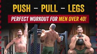 Fit After 40 The PERFECT Single Kettlebell Push Pull Legs Routine | Coach MANdler