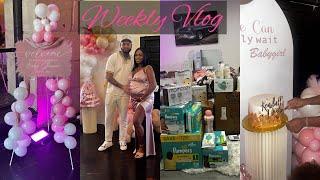 WEEKLY VLOG: BABY SHOWER GIFT UNBOXING| NESTING| PREPARING FOR BABY+more