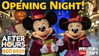 Live: OPENING NIGHT - Boo Bash Halloween Party at Magic Kingdom - Walt Disney World Live Stream