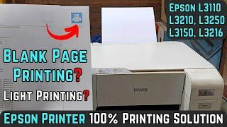 Epson Printer Printing Blank Pages? FIX IT NOW!