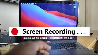 M1 Macbook Air | How To Screen Record On Macbook