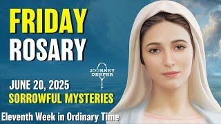 Friday Rosary ️ Sorrowful Mysteries of the Rosary ️ June 20, 2025 VIRTUAL ROSARY