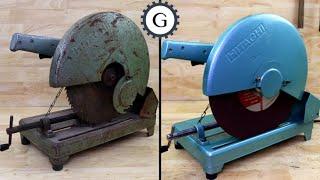 Metal Cut Off Grinder Saw Restoration | Hitachi H-14