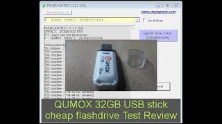 Test Review QUMOX USB stick cheap flashdrive