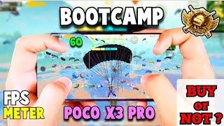 Poco x3 pro BOOTCAMP Test with FPS METER | Review after 5 months | Poco x3 pro pubg test | Fps test