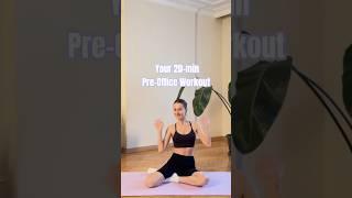 20-min Morning Boost Workout | For Busy you #homeworkout #fullbody #morningworkout #dance