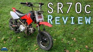 SSR SR70c Pit Bike Review! - My FIRST Motorcycle Experience!