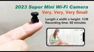 Spy WiFi Hidden Camera Mini Nanny Cam Wireless Indoor Smallest Camera with Motion Detection