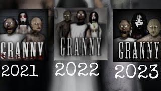 Granny on Roblox game icon evolution.