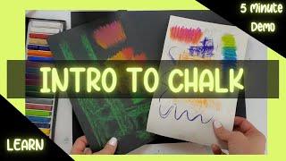 5 Minute Demo: Intro to Chalk Pastels | Choice-Based Art Education