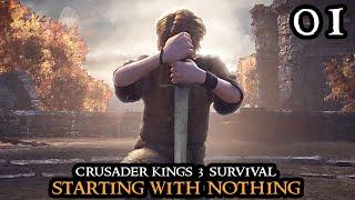 Crusader Kings 3 SURVIVAL - Starting With Nothing || Grand Strategy Medieval Beginning Part 01