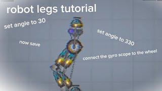 Robot Legs Tutorial || melon playground