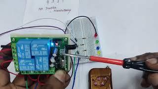 RF Based 4 CH Wireless Remote - Working Demo