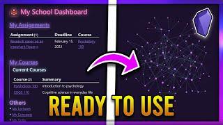 The ULTIMATE School Setup in Obsidian (Student Templates for Note Taking, Learning, Studying)