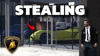 I Become a FAKE FBI AGENT to STEAL a LAMBORGHINI SUPER CAR in CPM RP..