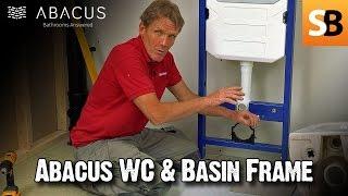 Wall Hung WC Toilet & Basin - Abacus Frame Installation