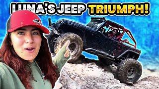 Luna's Jeep Triumph: Conquering Tough Off-Road Obstacle - Off Road n Chill Experience