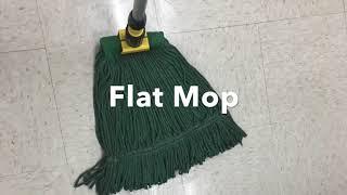 Custodian training shows School classroom cleaning