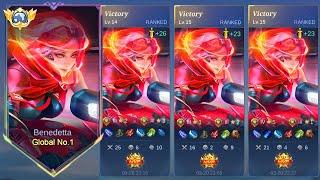 WHEN TOP GLOBAL BENEDETTA USE THIS DUCATI SKIN!!  | MOBILE LEGENDS TOP GLOBAL BUILD