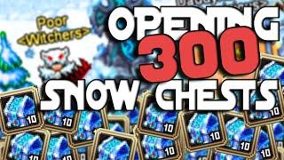 Warspear Online: Opening 300 Snow Chests!