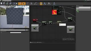 Мерцающий материал в Unreal Engine 4