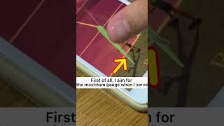Tennis Clash How to Serve Fast, My Hand Movement! #shorts #tennis #tennisclash