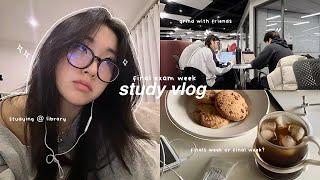 3AM Study Vlog : 52 hours of studying (no sleep), finals cramming, crashing out with friends