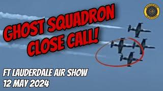 Ghost Squadron Close Call Ft Lauderdale Airshow 12 May 2024