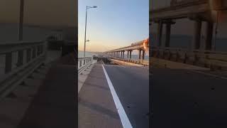 Видео последствия взрыва Крымского моста 