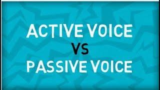 Active Voice vs Passive Voice | Advance Grammar