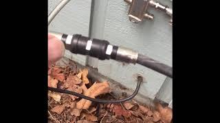 Coax Drip Loop- Why And How