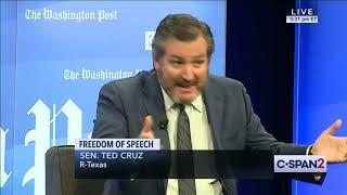 Sen. Cruz on Big Tech Censorship at the Washington Post Live's 3rd Annual Free to State
